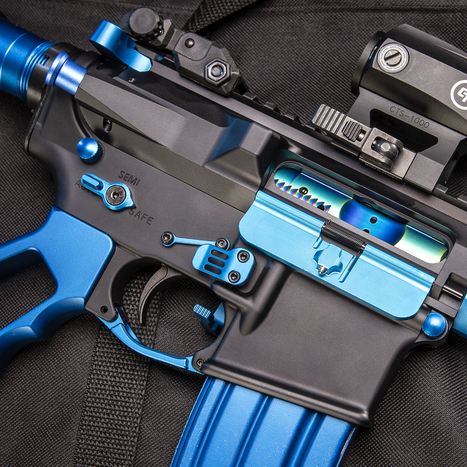 AR-15 Enhanced Trigger Guard (Anodized Blue) » USA