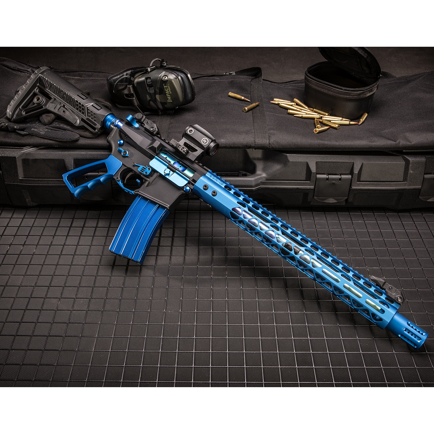 AR-15 Accent (Anodized Blue) » Guntec USA