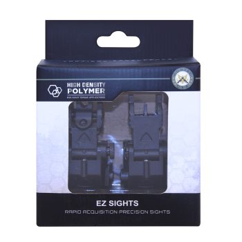 AR-15 EZ Sights Thin Profile Polymer Back Up Iron Sight Set