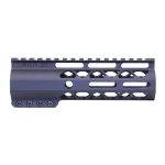 6.75" AIR-LOK Series M-LOK Compression Free Floating Handguard With Monolithic Top Rail (Anodized Black)