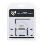 AR-15 Anti-Rotation Pin Set: precision upgrade for trigger reliability, includes hex key and components.