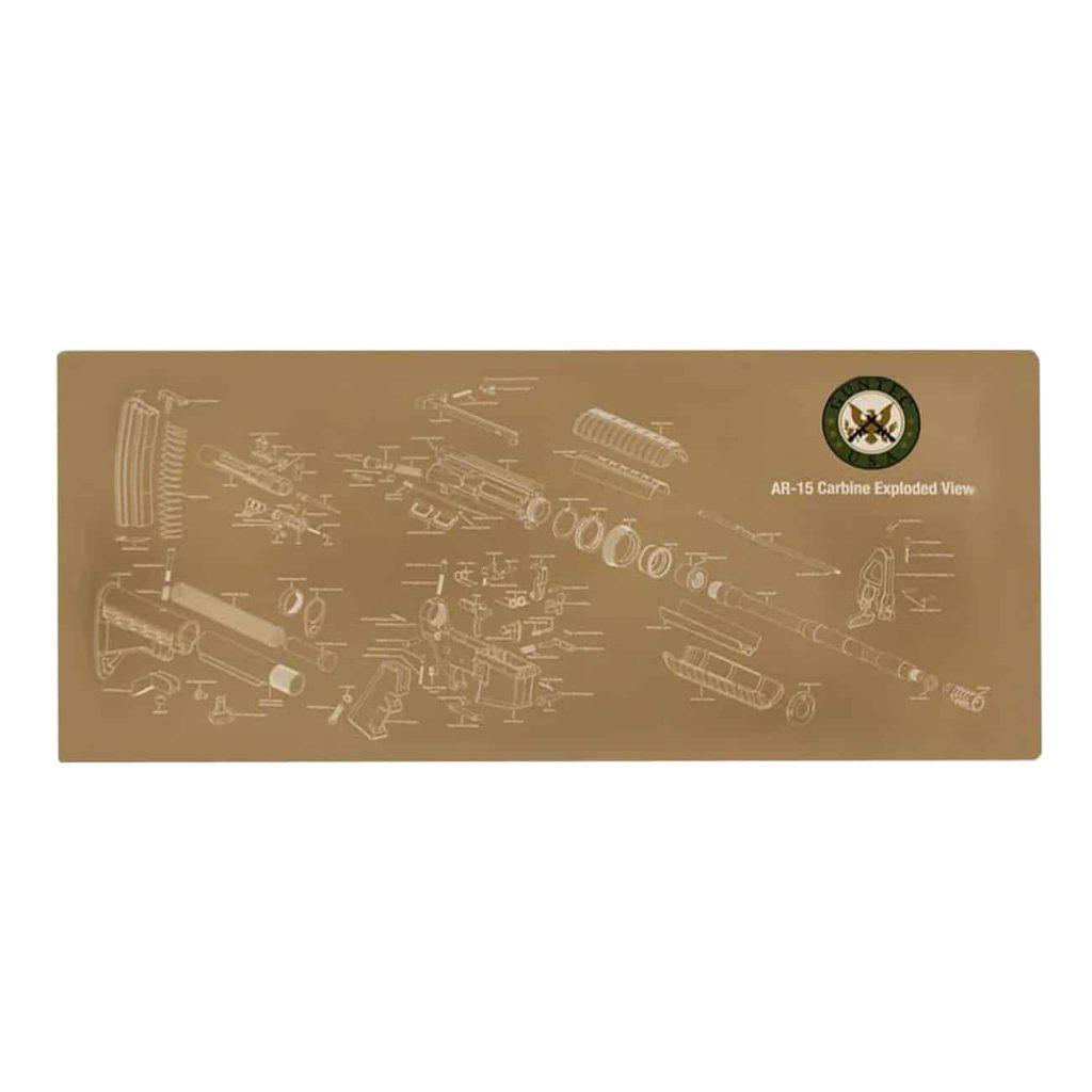 AR15 Armorer's Gun Cleaning/Assembly Mat » Guntec USA