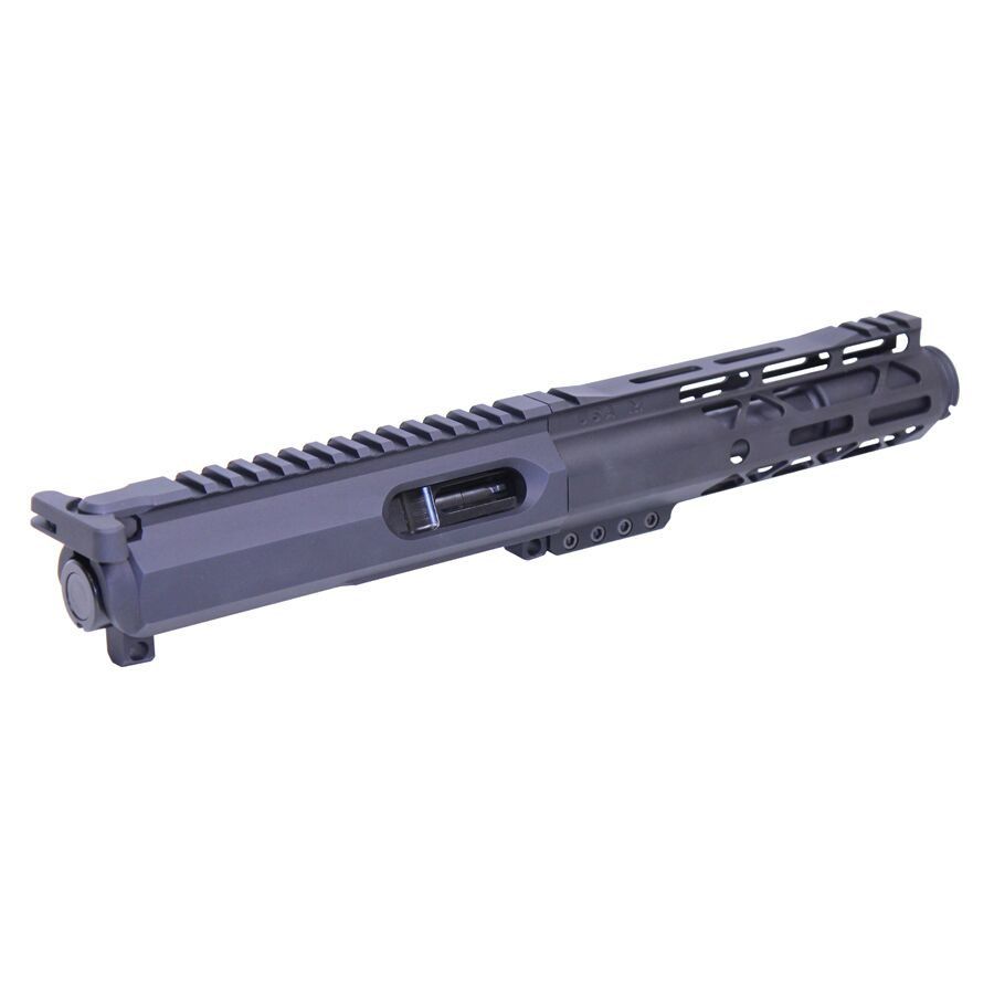 Navy AR-style upper receiver, Picatinny rail, M-LOK handguard, precision-machined, lightweight, modular system.