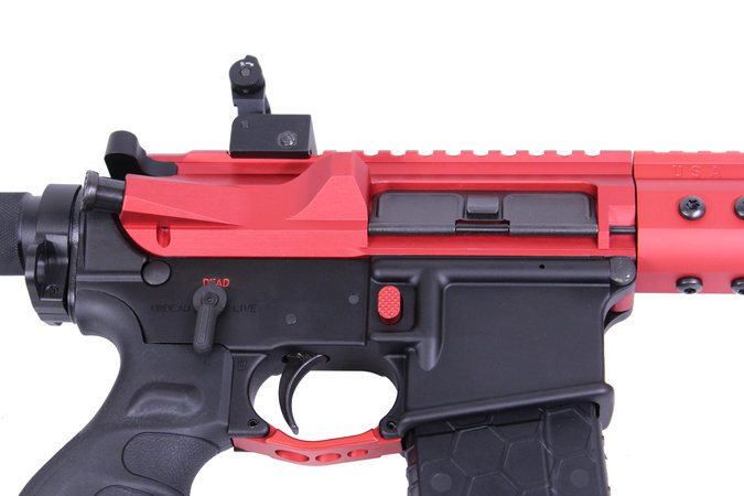 AR-15 Enhanced Trigger Guard (Anodized Red) .