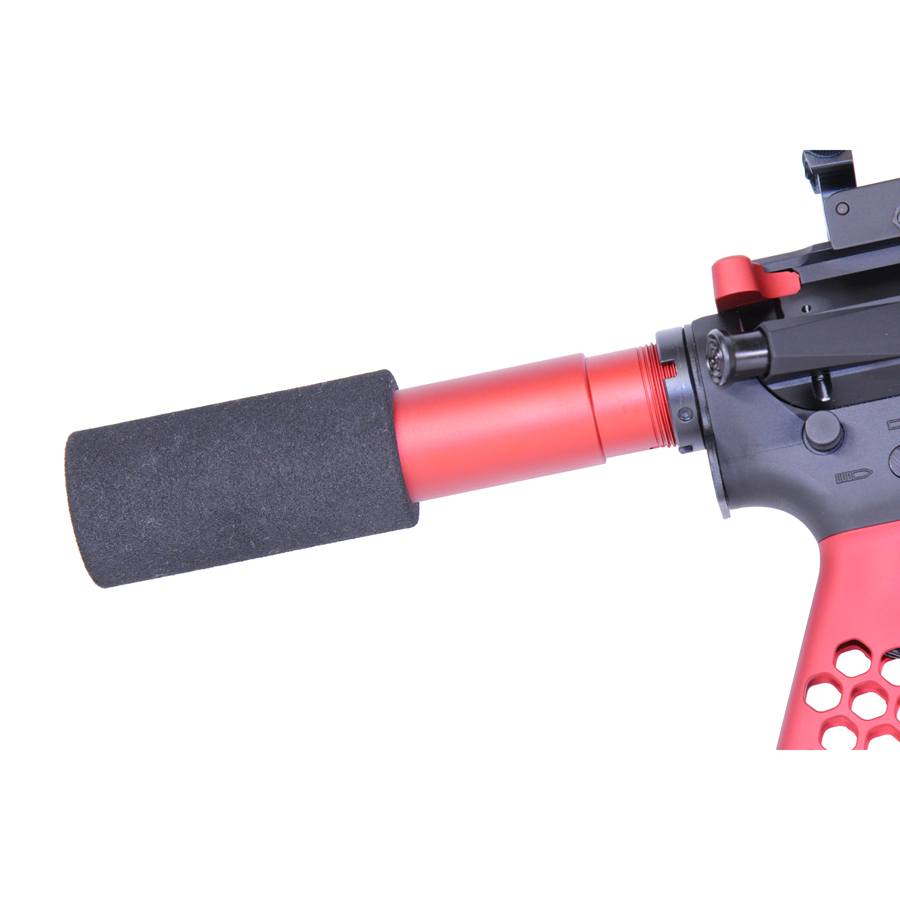 AR-15 Pistol Buffer Tube Kit (Anodized Red) .