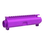 AR-15 Stripped Billet Upper Receiver (Anodized Purple) - Image 2