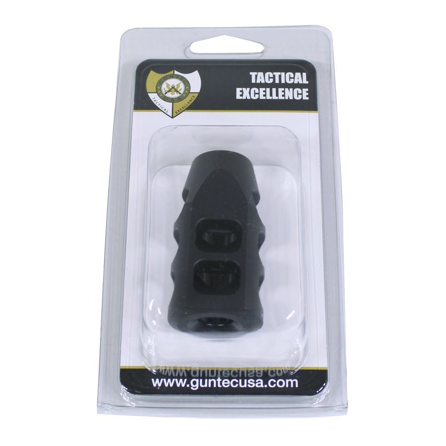 GunTec USA tactical pistol grip in retail packaging with ergonomic design for enhanced firearm handling.