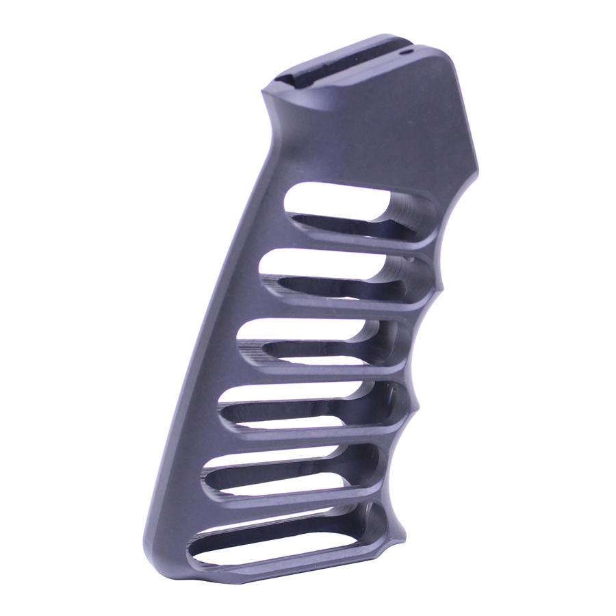 Ultralight Series Skeletonized Aluminum Pistol Grip (Anodized Black) .
