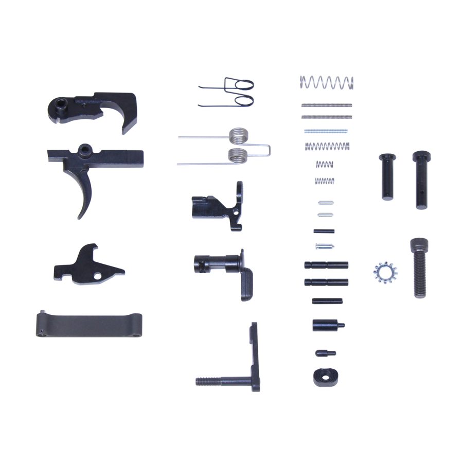AR Lower Parts Kit with Trigger, Springs, Pins for Assembly