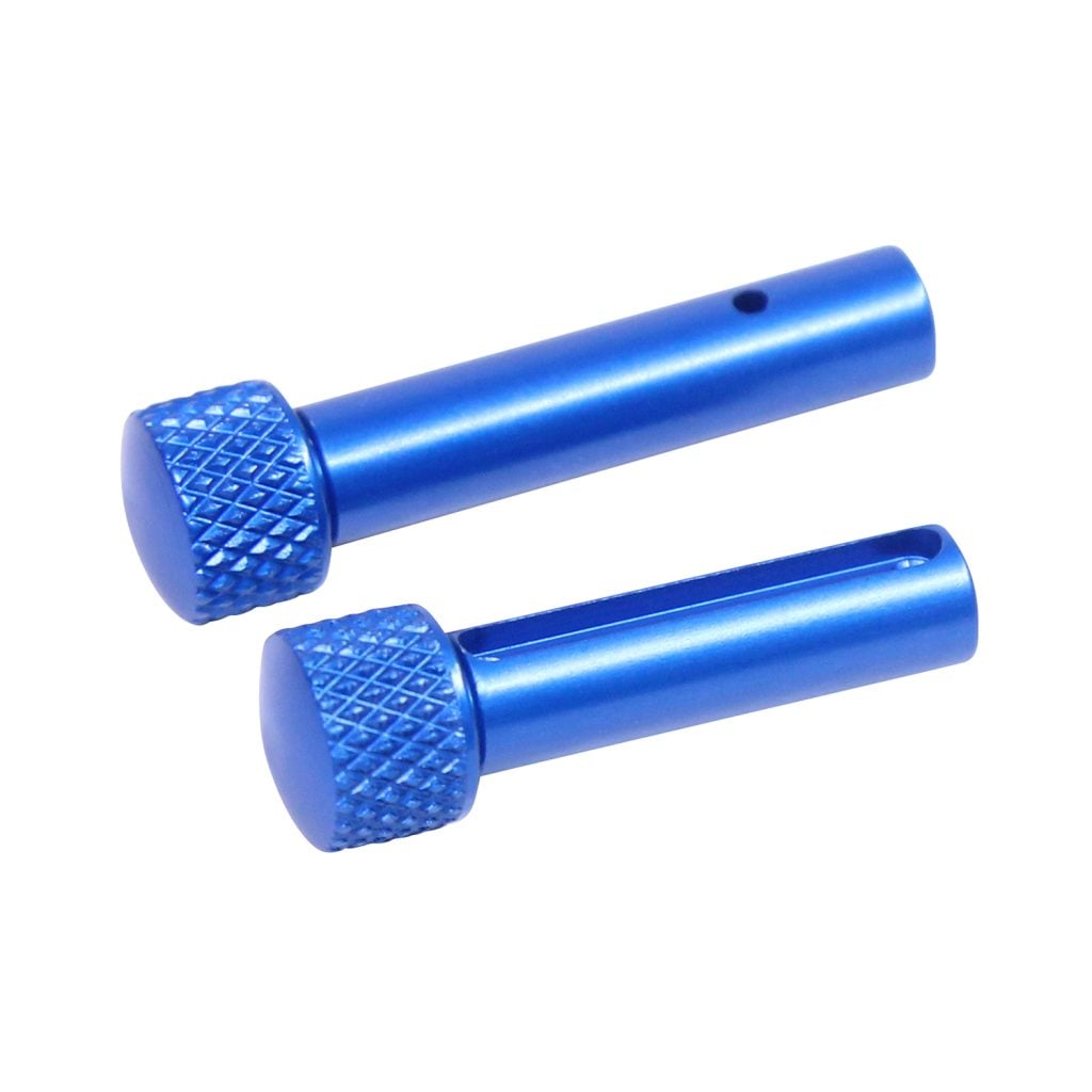 AR 5.56 Cal Extended Takedown Pin Set Gen 2 Anodized Blue