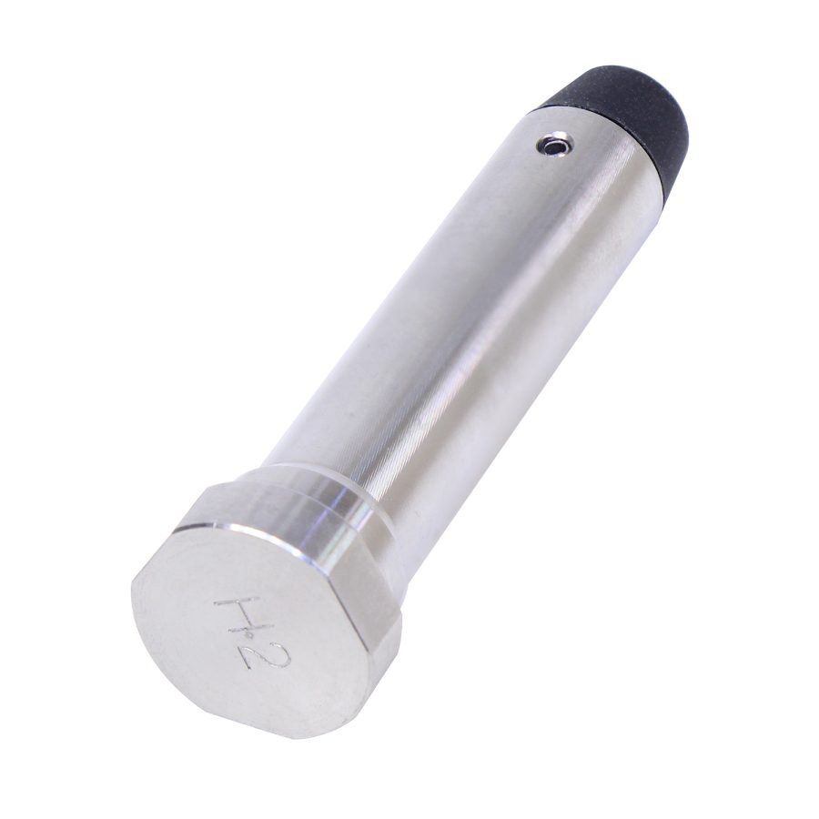 Sleek aluminum stylus pen for precise touchscreen use, ergonomic, with polished silver finish.