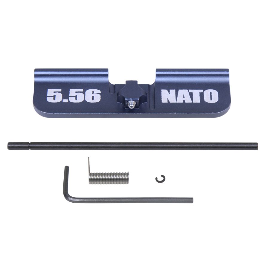 AR-15 Ejection Port Dust Cover Assembly (Gen 3) (W/ Lasered 5.56 NATO) (Anodized Grey) - Image 2