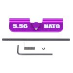 AR-15 Ejection Port Dust Cover Assembly (Gen 3) (W/ Lasered 5.56 NATO) (Anodized Purple) - Image 2