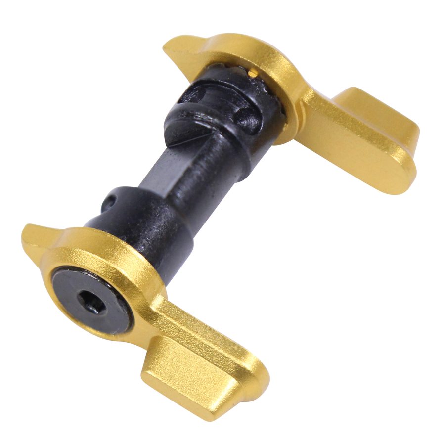 AR-15 Multi Degree Short Throw Ambi Safety (Anodized Gold) - Image 3