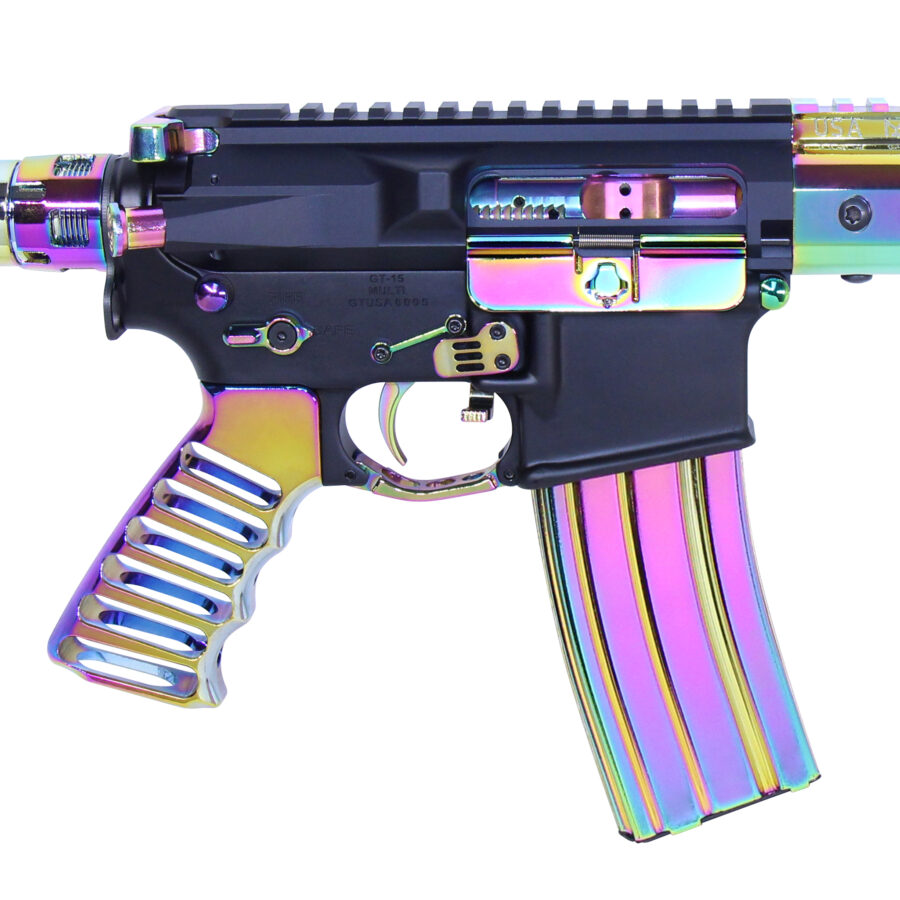 AR 5.56 Cal Aluminum 30 Rnd Mag With Anti-Tilt Follower (High Polish RPVD) (Gloss) - Image 3