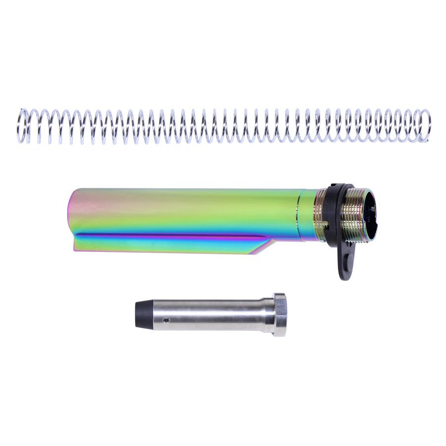 AR-15 Mil-Spec Buffer Tube Set (Rainbow RPVD) - Image 2