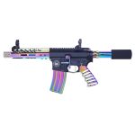 AR-15 Pistol Furniture Set (Rainbow PVD Coated) - Image 4