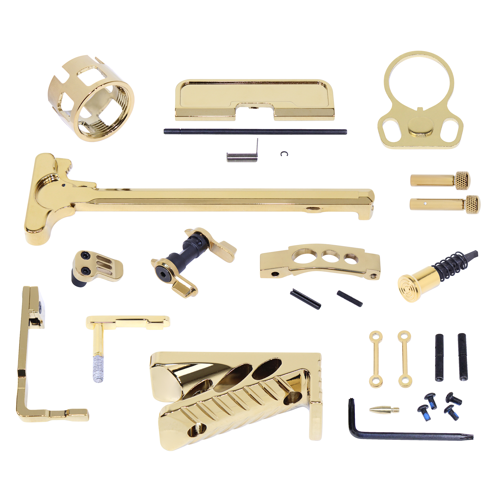 AR-15 Finishing Kit (Gold Plated)