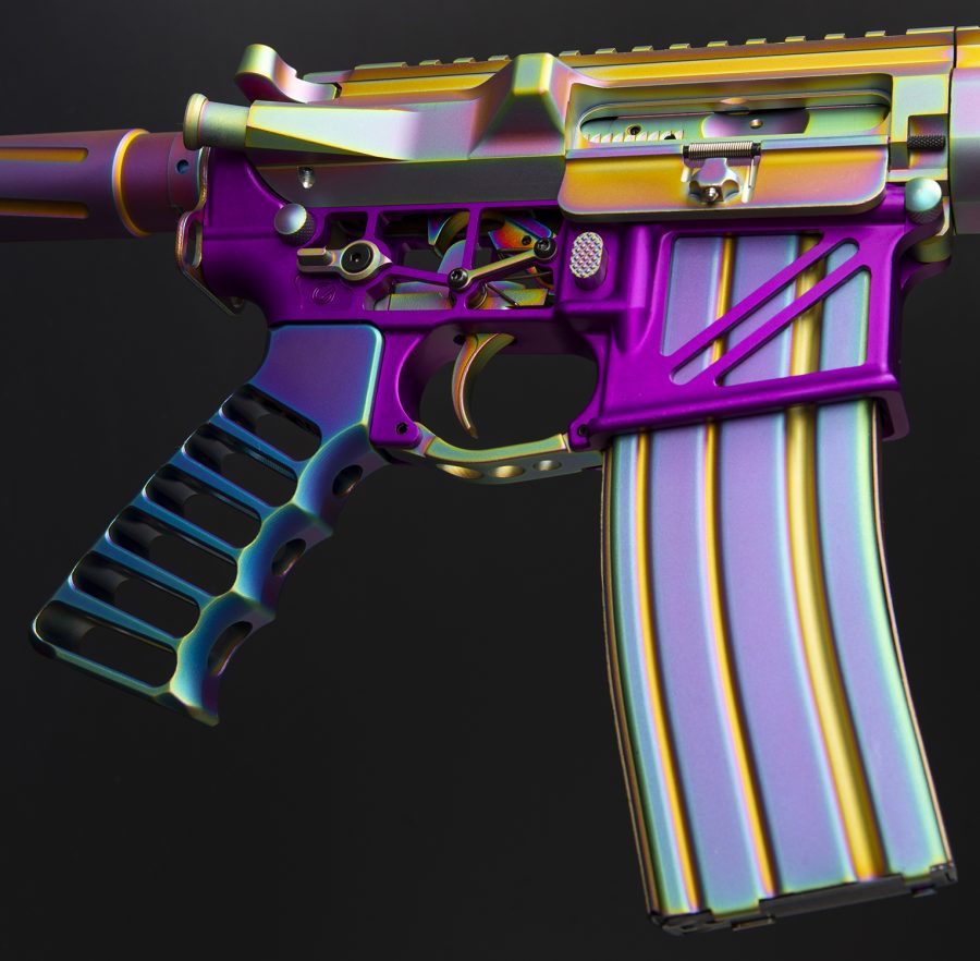 AR-15 Fire Control Group (Rainbow PVD Coated) - Image 3