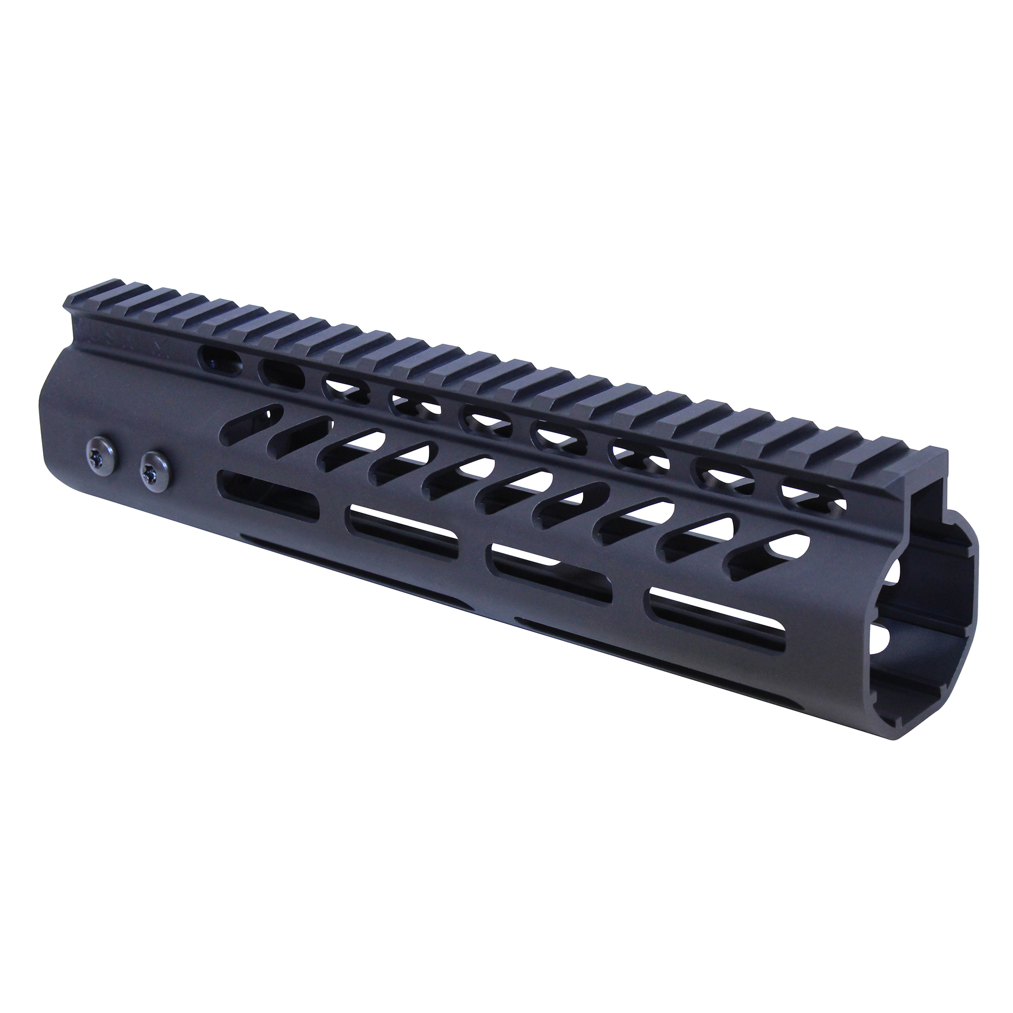 9" Ultra Lightweight Thin M-LOK System Free Floating Handguard With Monolithic Top Rail (.308 Cal) (Anodized Black)
