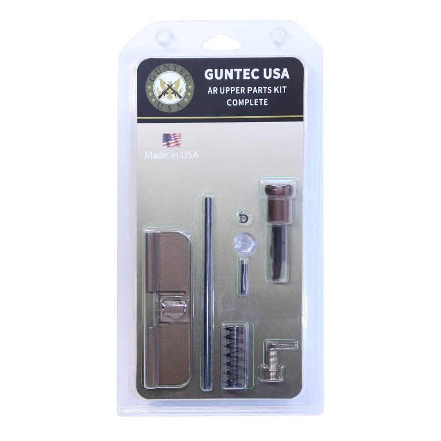 Guntec USA AR Upper Parts Kit: complete components for AR rifles, Made in USA.