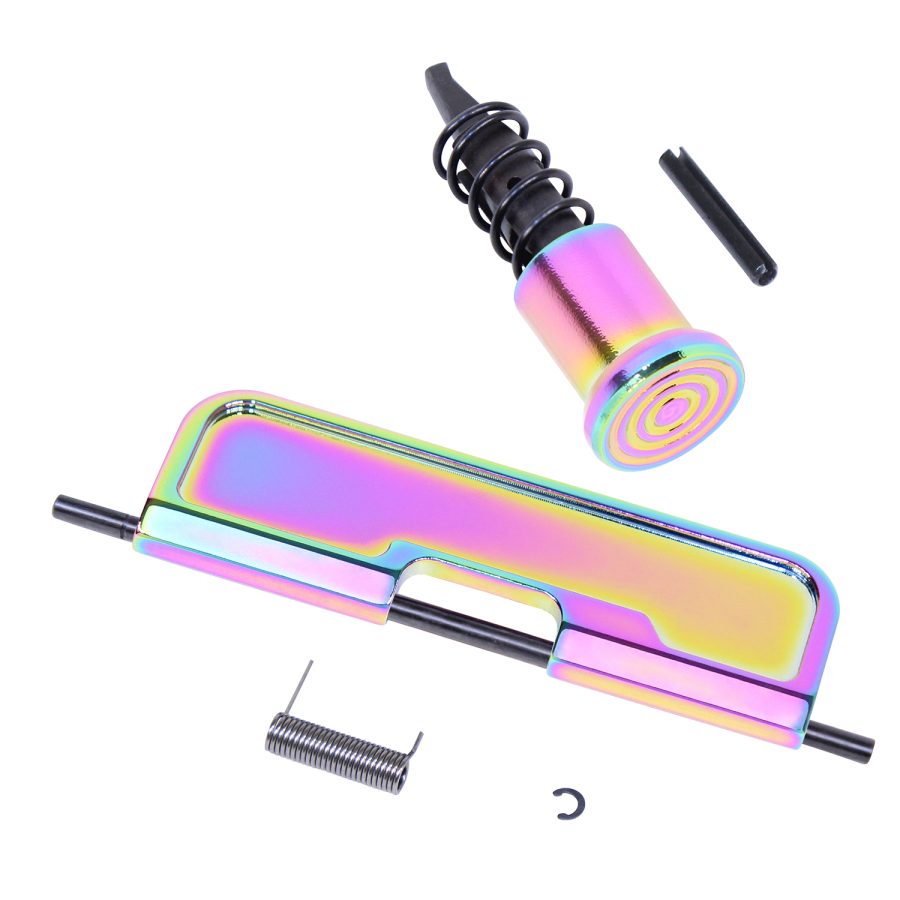 AR-15 Upper Completion Kit With Gen 3 Dust Cover (Rainbow PVD Coated) - Image 2