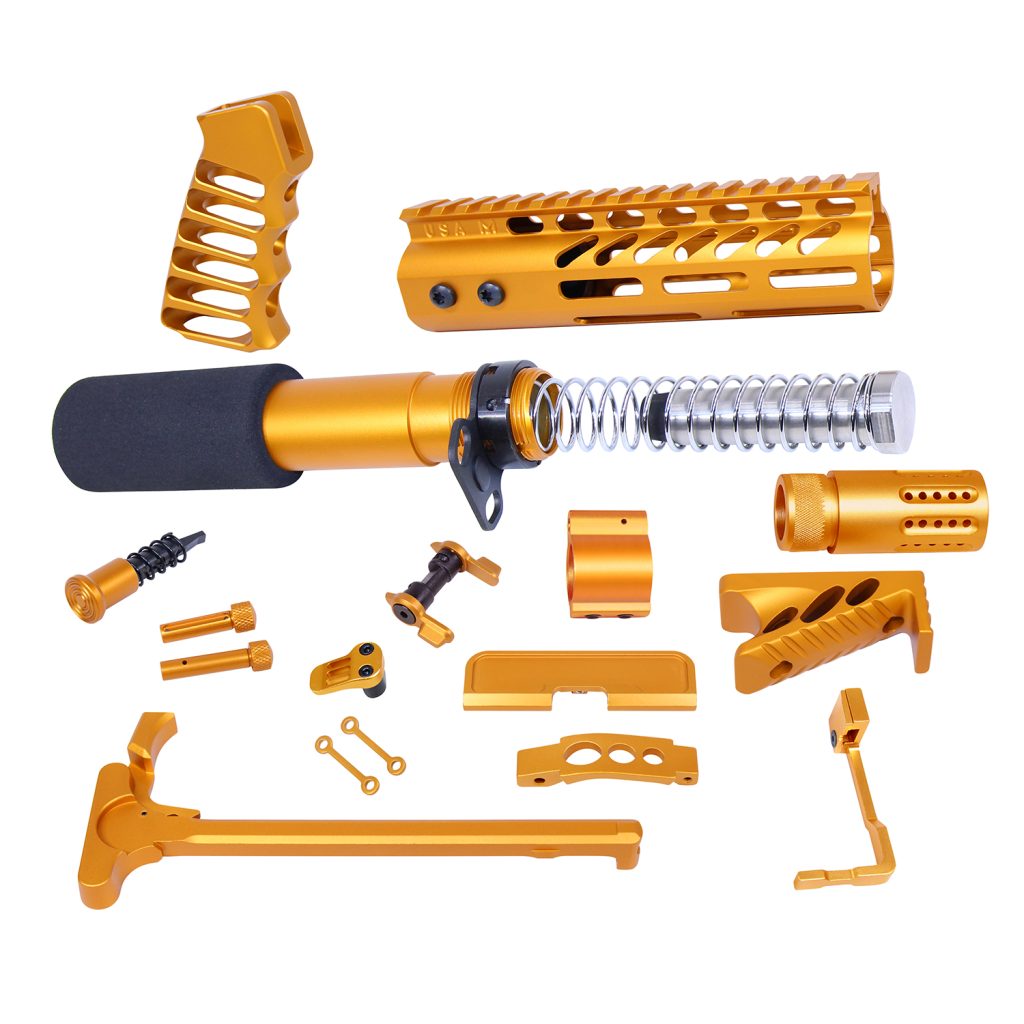 AR-15 Ultimate Pistol Kit (Anodized Orange) » Guntec USA