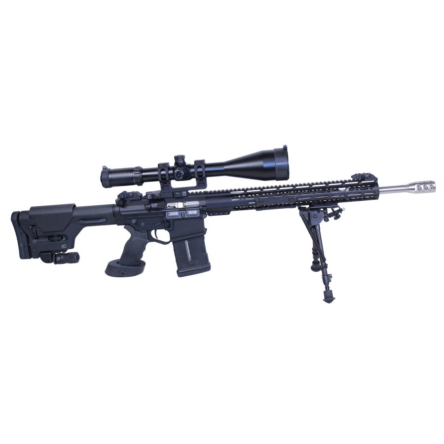 16.5" AIR-LOK Series M-LOK Compression Free Floating Handguard With Monolithic Top Rail (.308 Cal) (Anodized Black) - Image 2