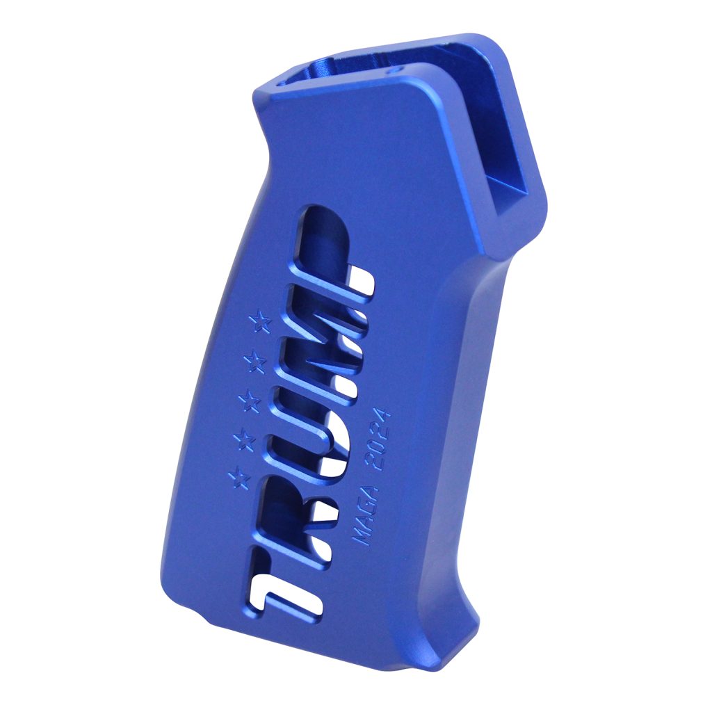 AR 15 Trump Series Limited Edition Pistol Grip Anodized Blue ar-15-trump-series-limited-edition-pistol-grip-anodized-blue