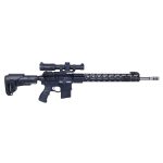 16.5" AIR-LOK Series M-LOK Compression Free Floating Handguard With Monolithic Top Rail (Anodized Black) - Image 2