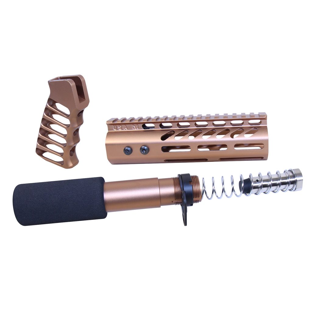 AR .308 Pistol Furniture Set (Anodized Bronze) » Guntec USA