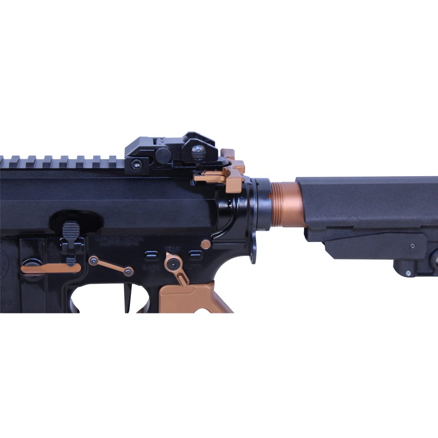 AR-15 Ambidextrous "Quick Engage" Charging Handle (Anodized Bronze) - Image 4