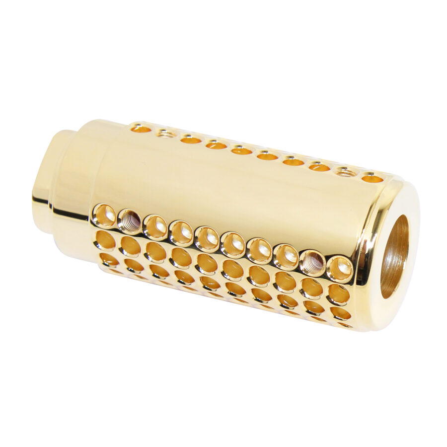 AR-15 Micro Slip Over Socom Style Fake Suppressor (Gen 2) (24k Gold Plated) - Image 2
