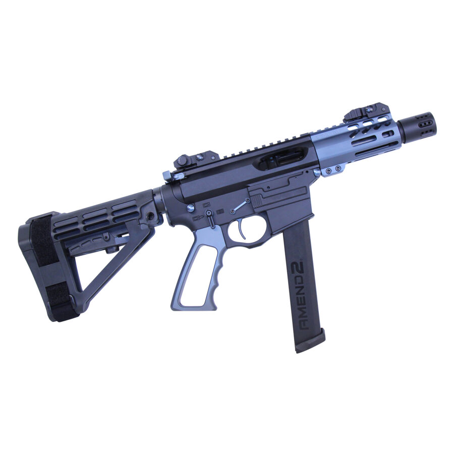 4" AIR-LOK Series M-LOK Compression Free Floating Handguard With Monolithic Top Rail (Anodized Grey) - Image 3