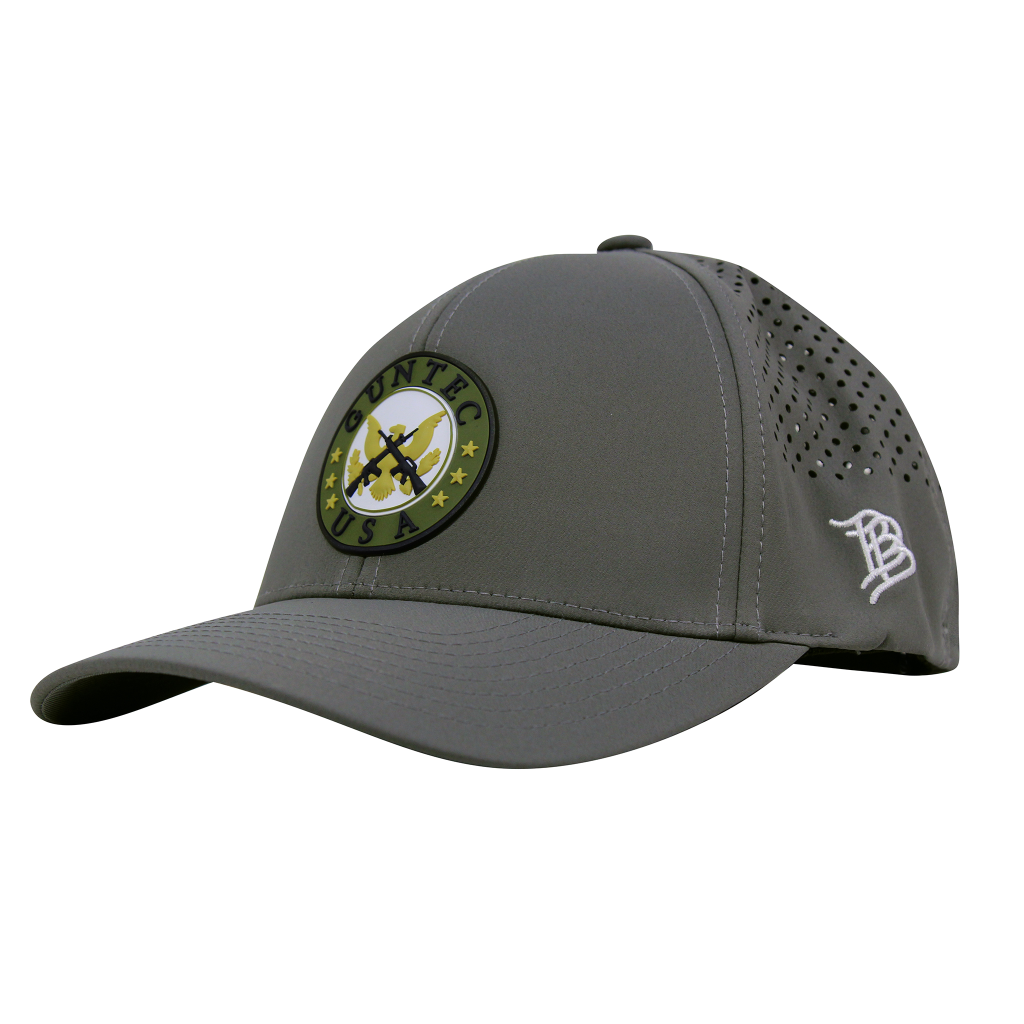 Guntec USA Grey Performance Curved Hat