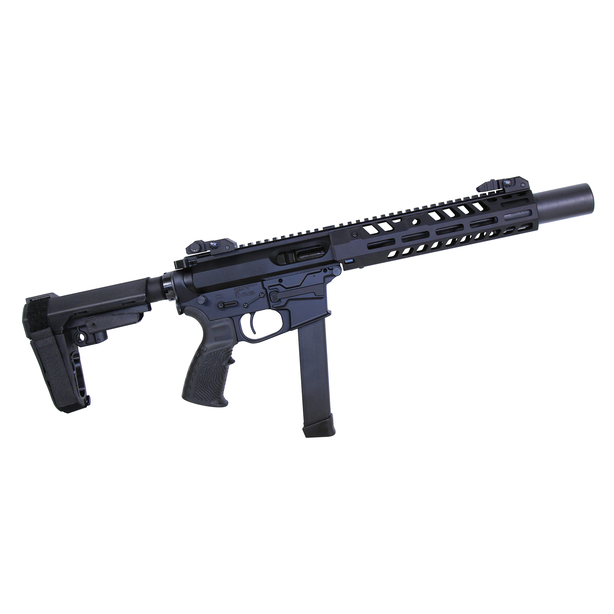 "Socom Series" 9" Suppressor Compatible Handguard (Anodized Black) - Image 4