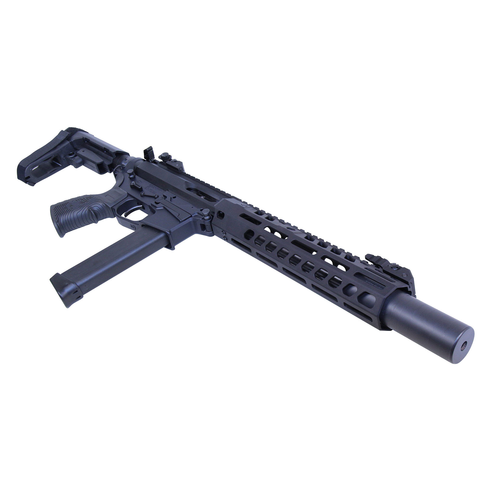 "Socom Series" 9" Suppressor Compatible Handguard (Anodized Black) - Image 5