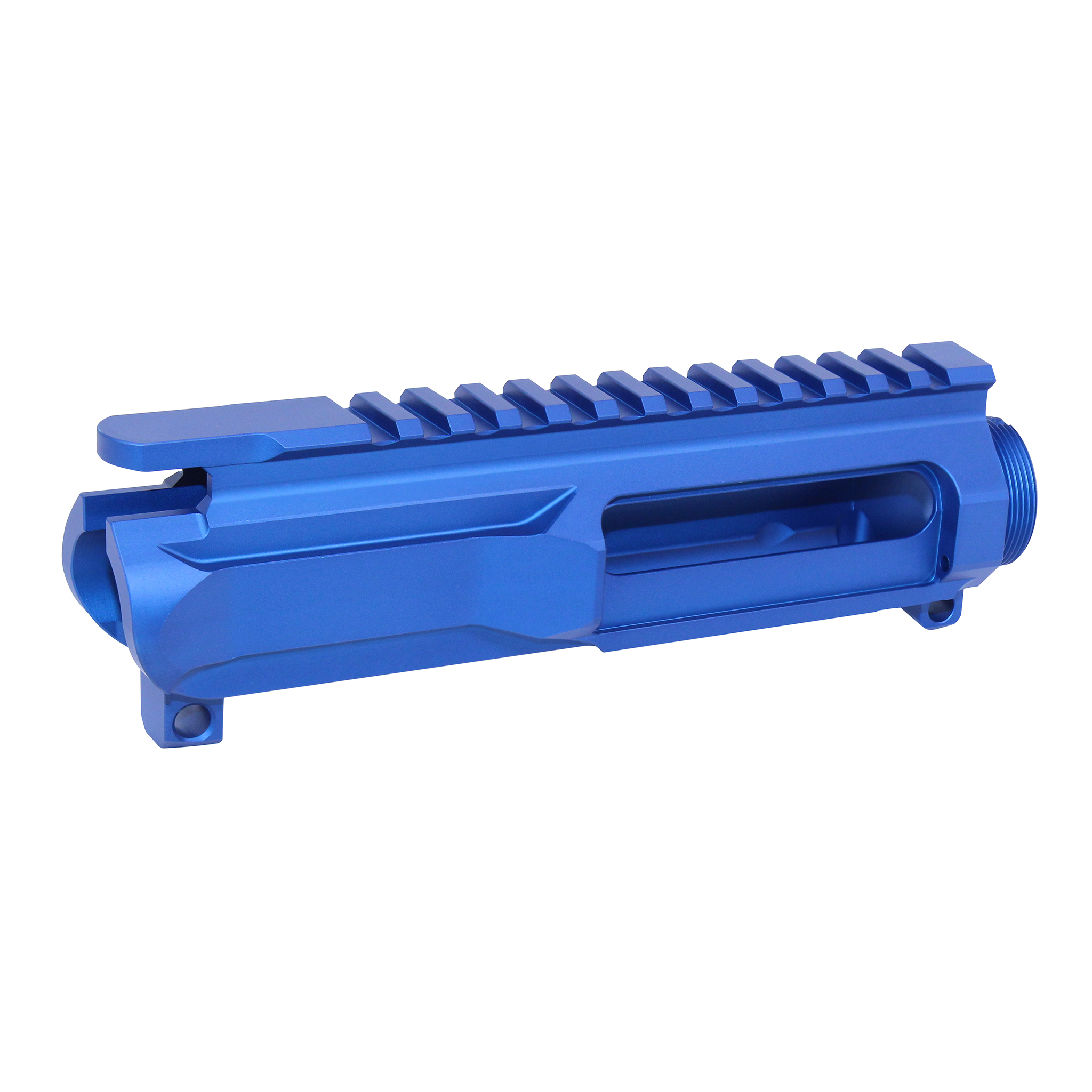 AR-15 5.56 "Slabside" Stripped Billet Upper Receiver (Anodized Blue) - Image 2