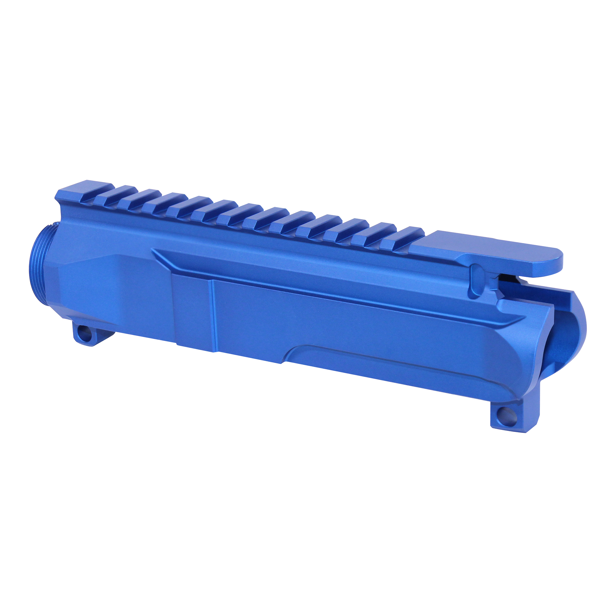 AR-15 5.56 "Slabside" Stripped Billet Upper Receiver (Anodized Blue) - Image 3
