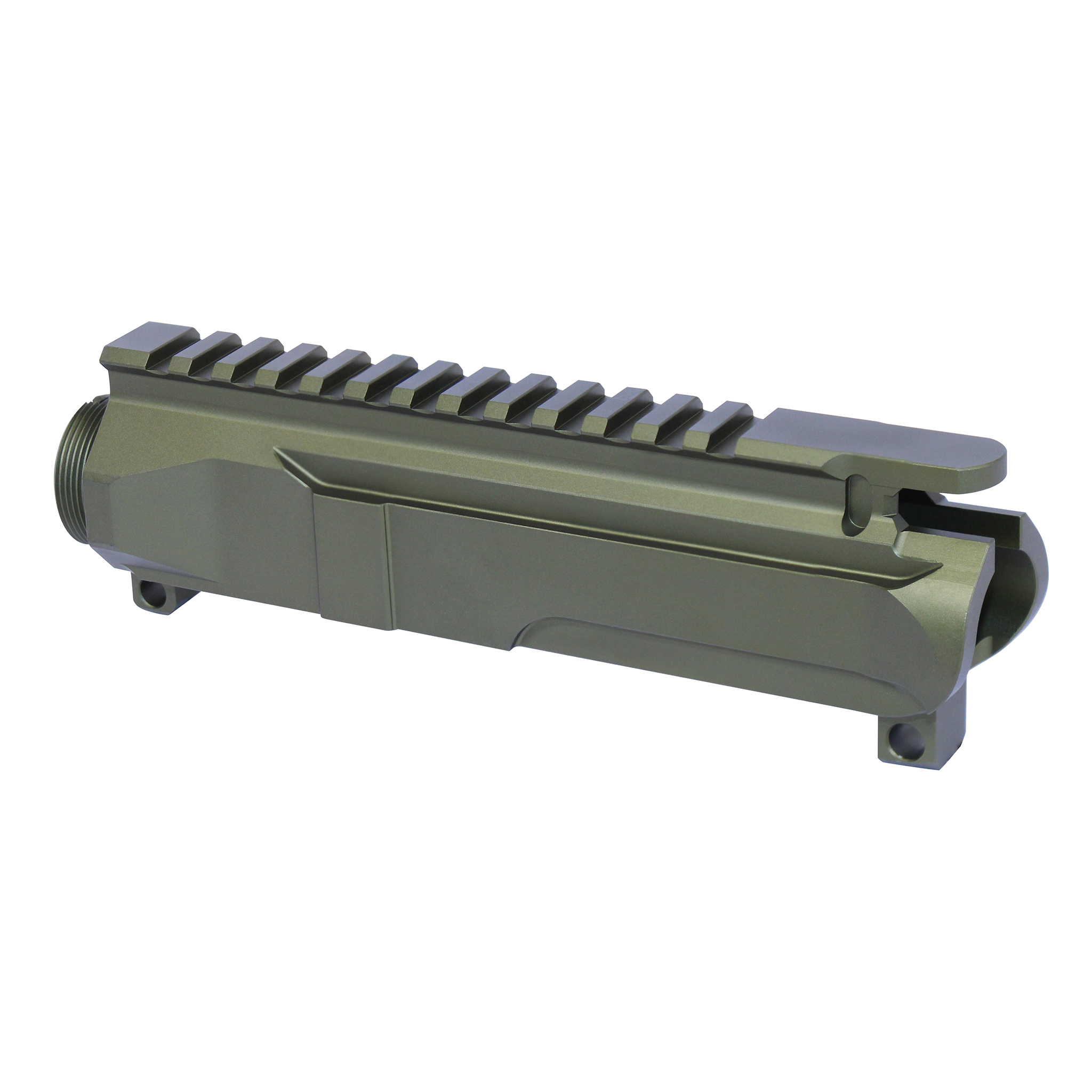 AR-15 5.56 "Slabside" Stripped Billet Upper Receiver (Anodized Green) - Image 3