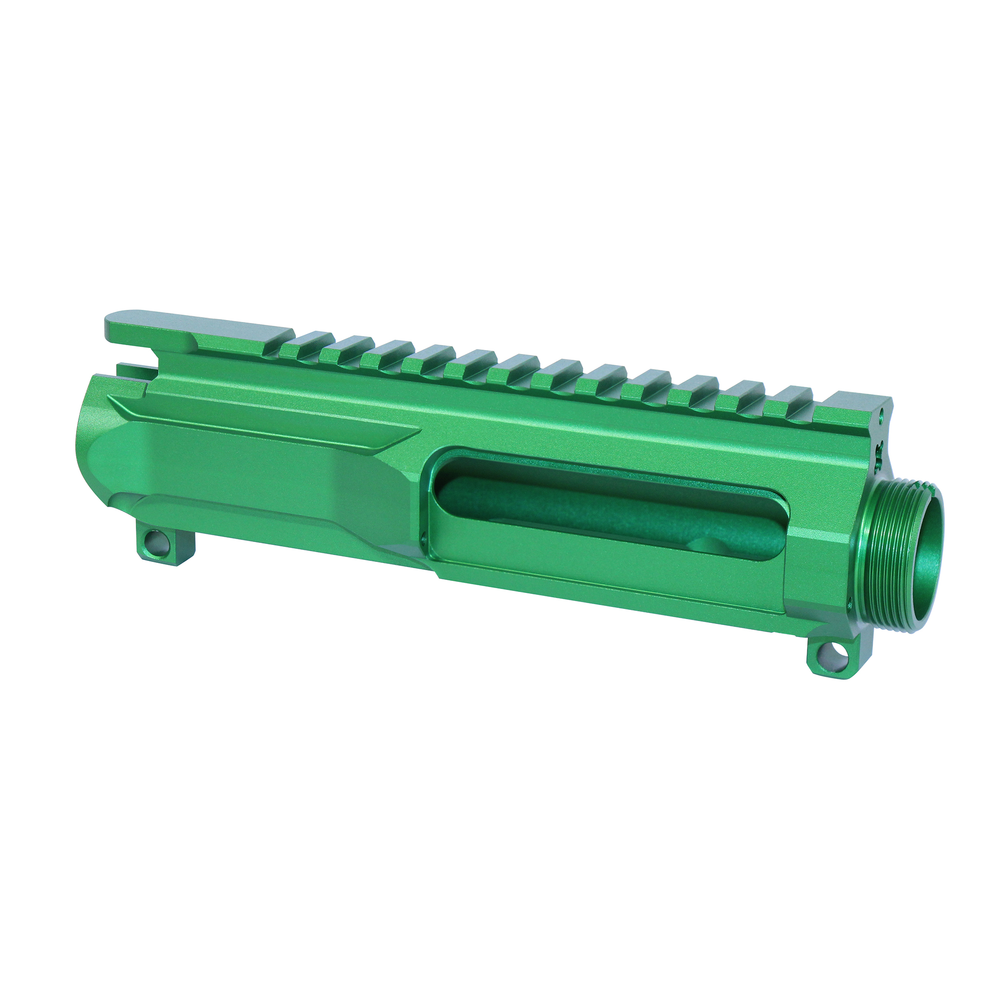 AR-15 5.56 "Slabside" Stripped Billet Upper Receiver (Anodized Irish Green)