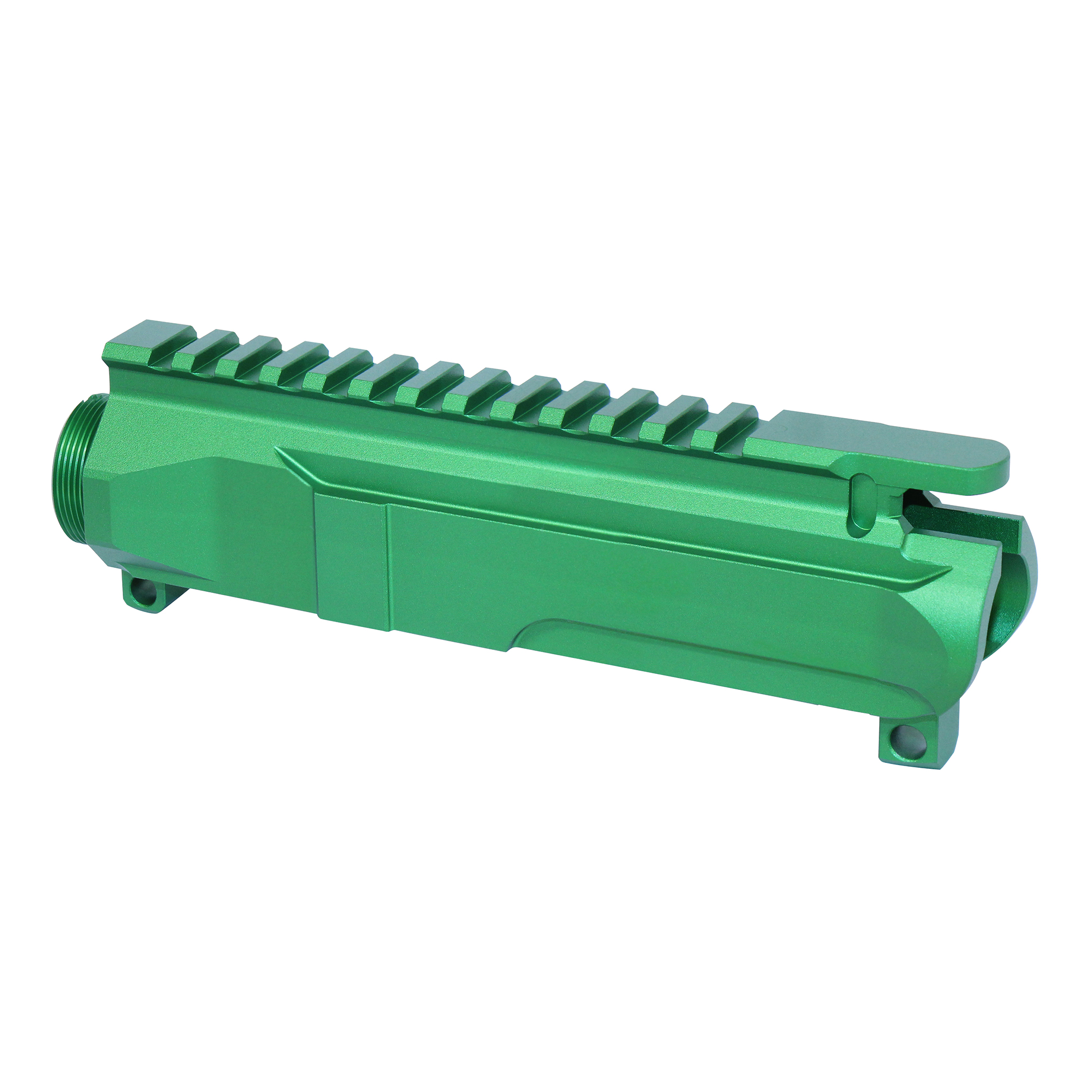 AR-15 5.56 "Slabside" Stripped Billet Upper Receiver (Anodized Irish Green) - Image 3