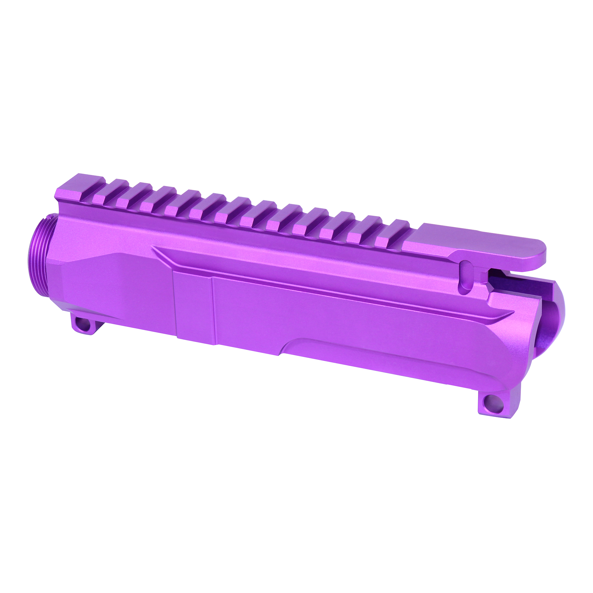 AR-15 5.56 "Slabside" Stripped Billet Upper Receiver (Anodized Purple) - Image 3