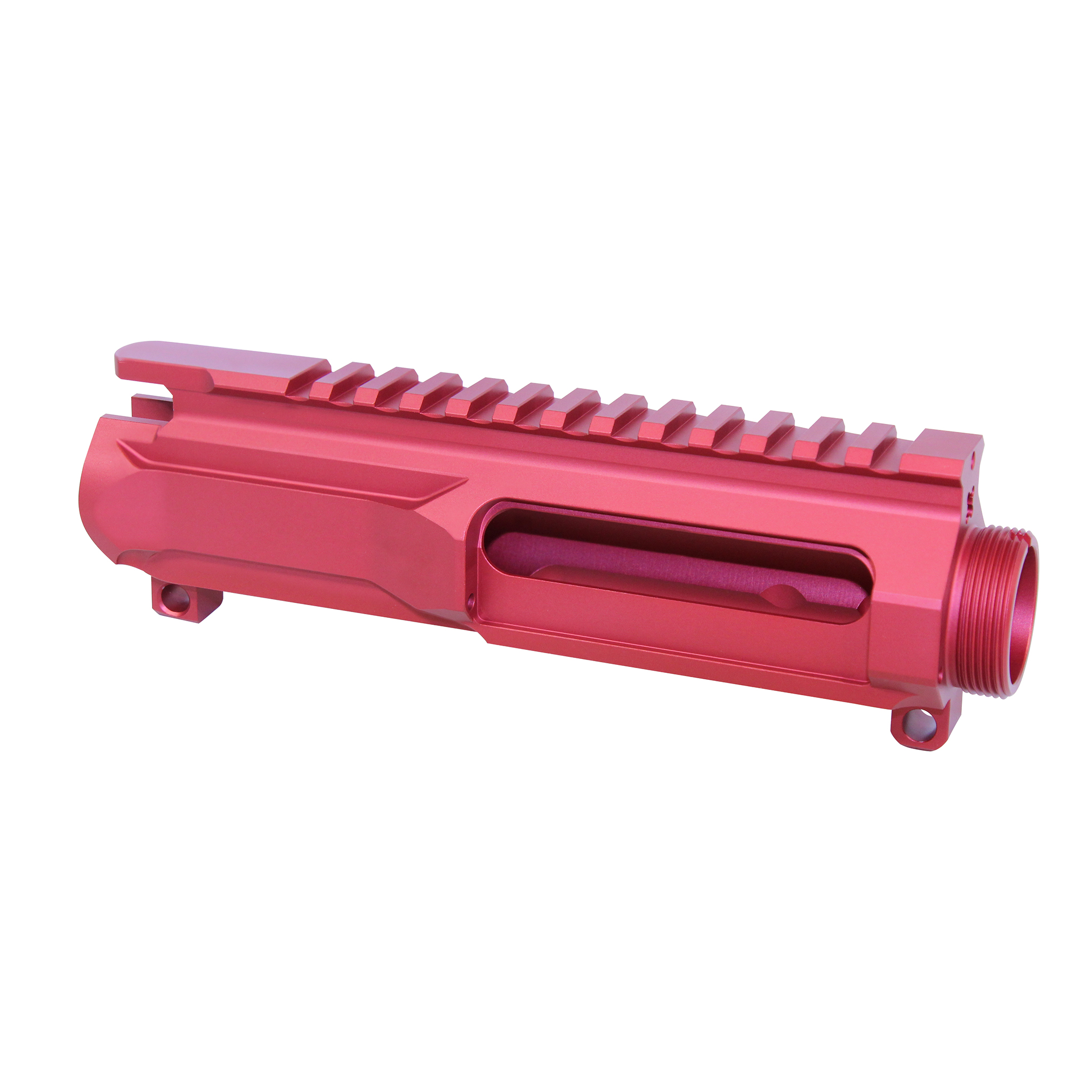 AR-15 5.56 "Slabside" Stripped Billet Upper Receiver (Anodized Red)