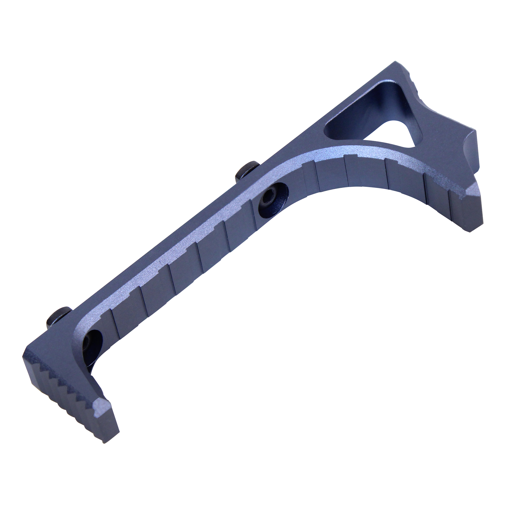 Ultralight Skeletonized Angled Grip For M-LOK (Anodized Grey) - Image 3