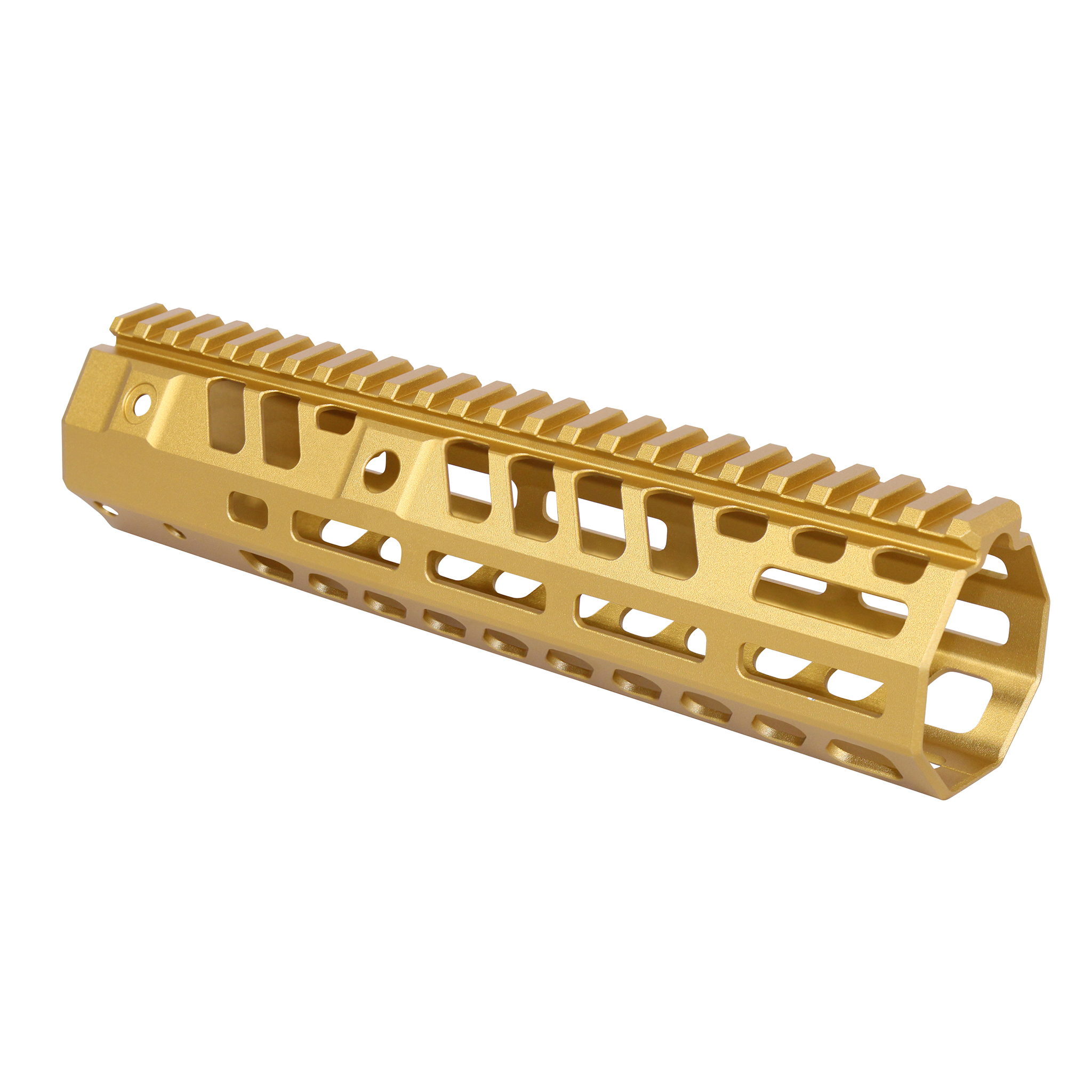 "Socom Series" 9" Suppressor Compatible Handguard (Anodized Gold) - Image 2