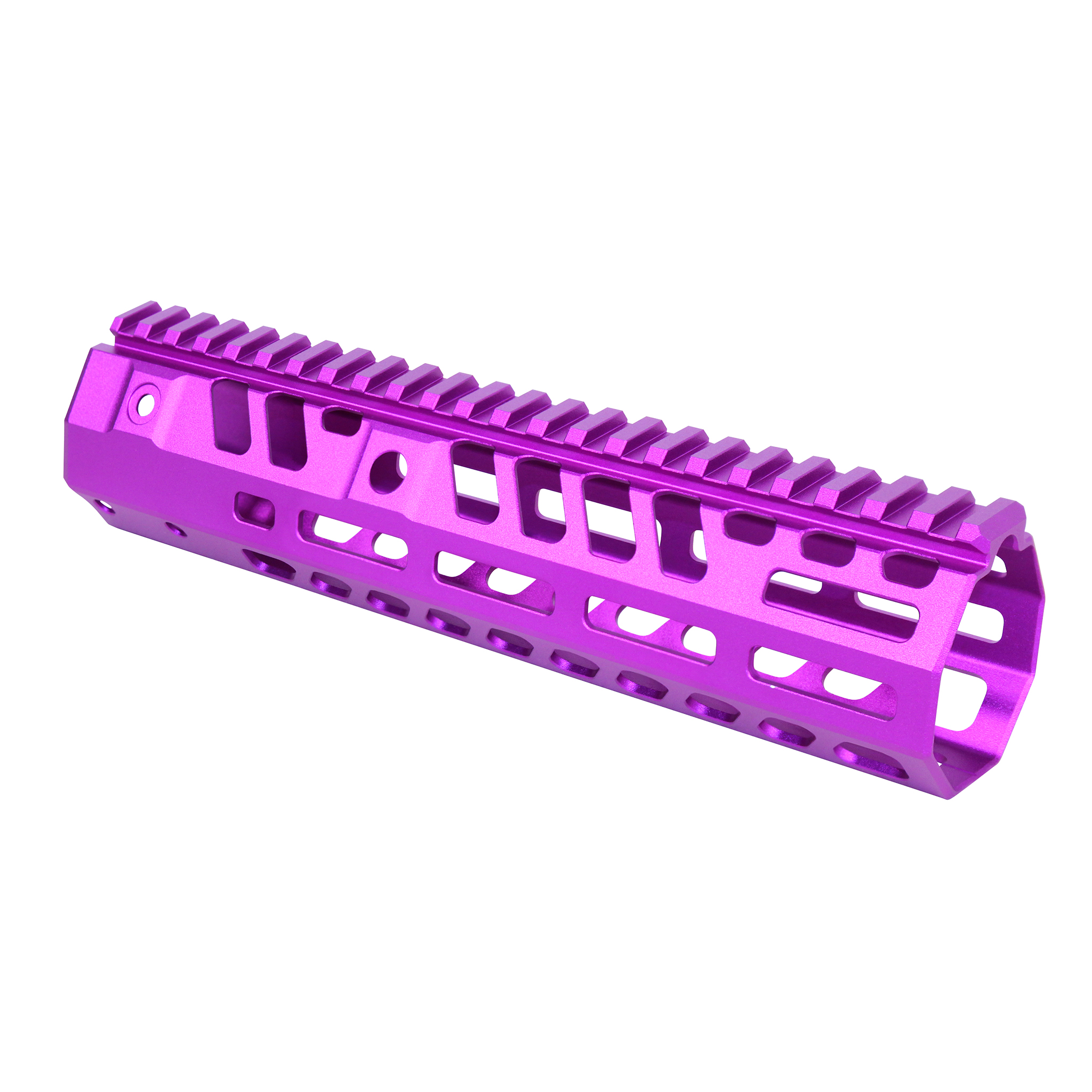 "Socom Series" 9" Suppressor Compatible Handguard (Anodized Purple) - Image 2