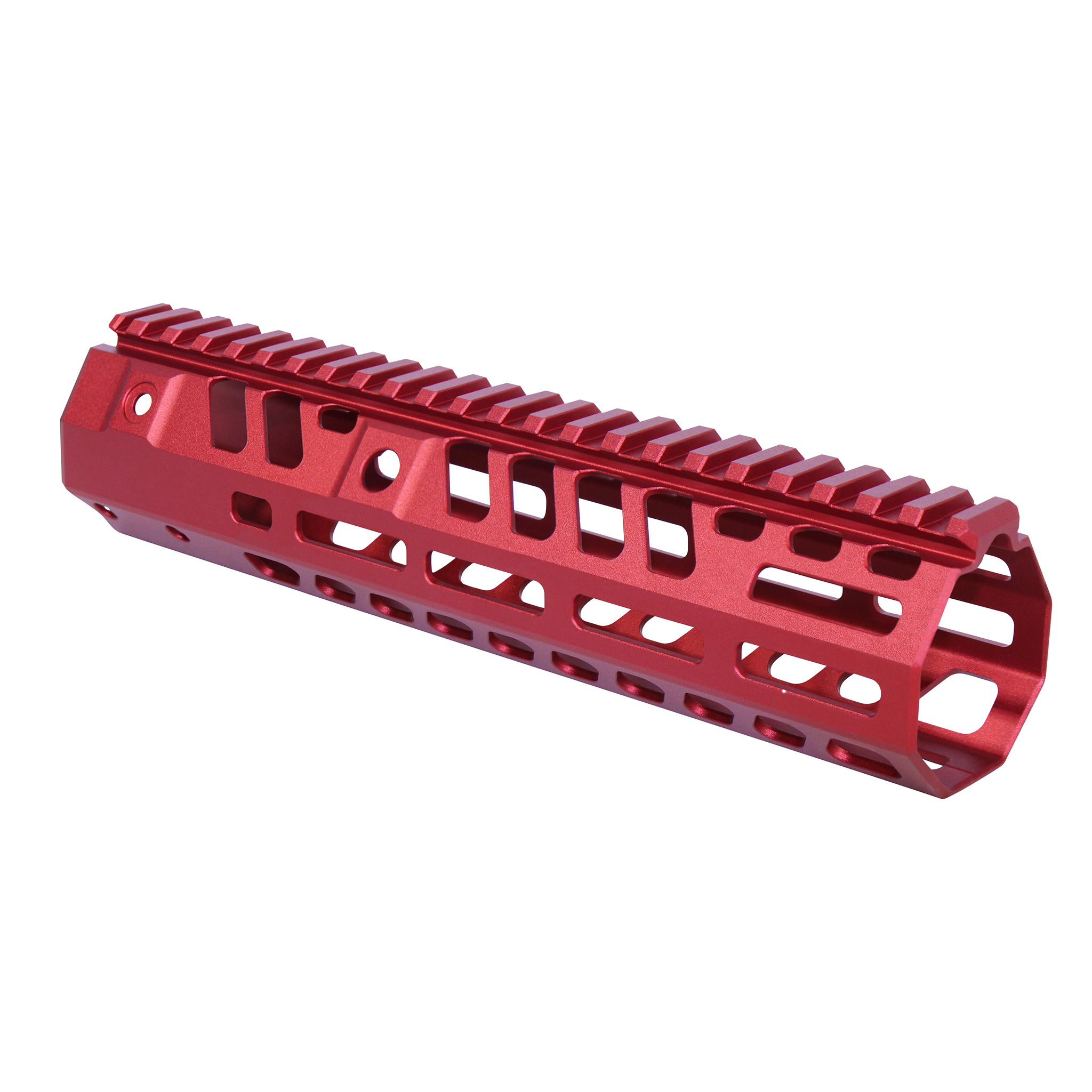 "Socom Series" 9" Suppressor Compatible Handguard (Anodized Red) - Image 2