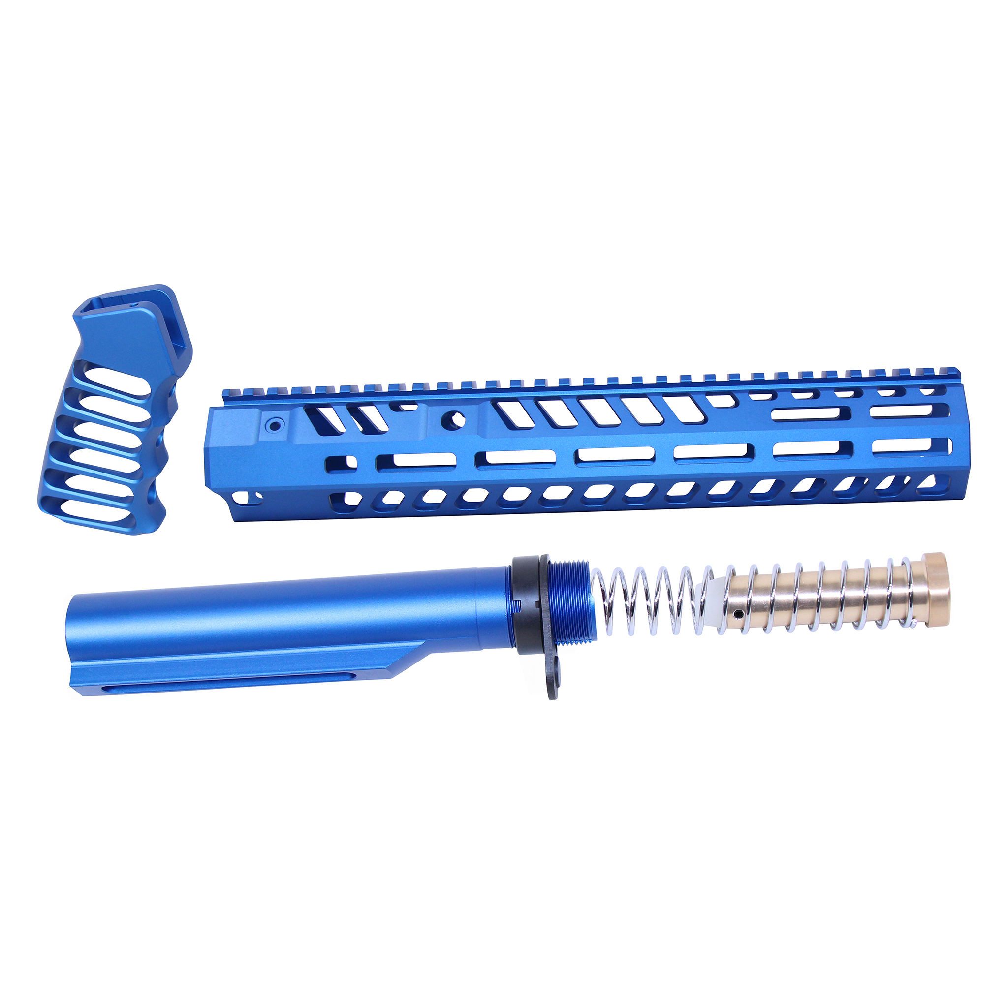 AR-15 12" Socom Series Build Kit (Anodized Blue)