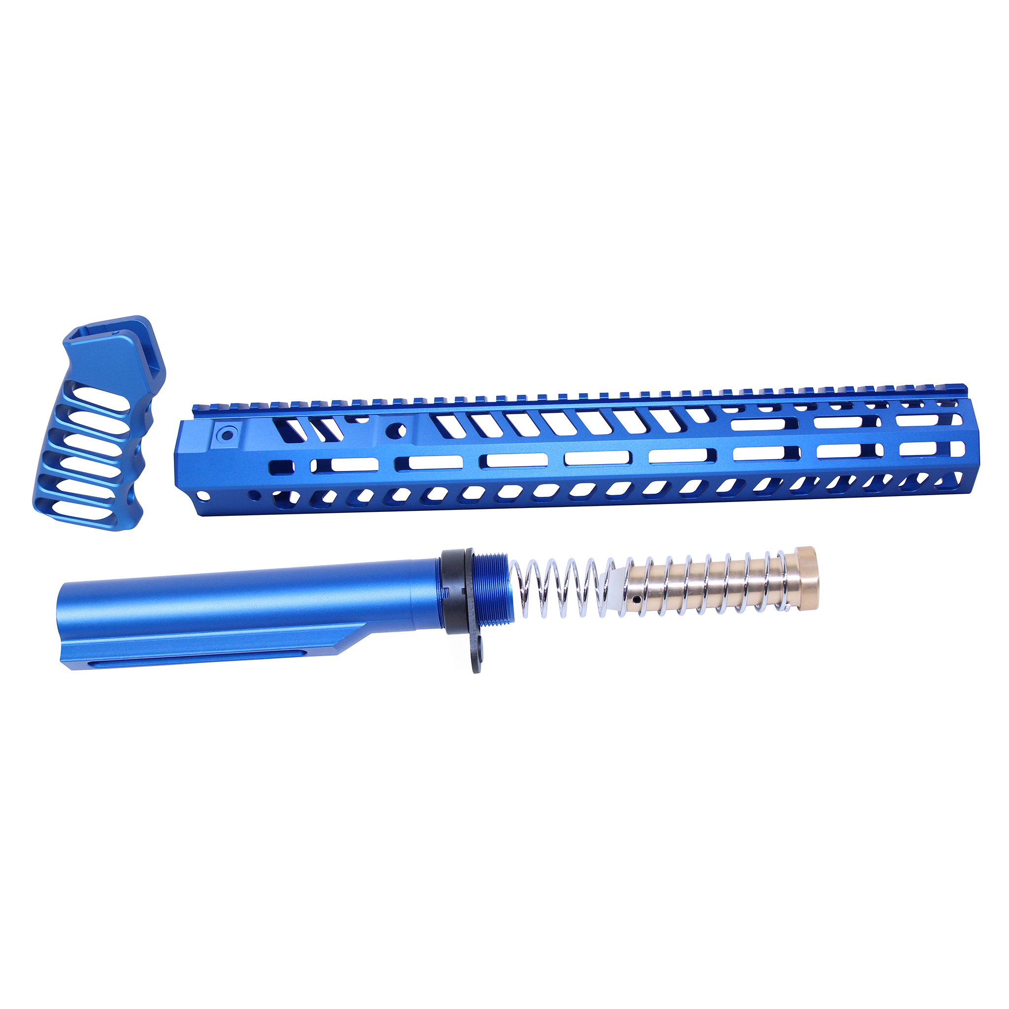 AR-15 15" Socom Series Build Kit (Anodized Blue)